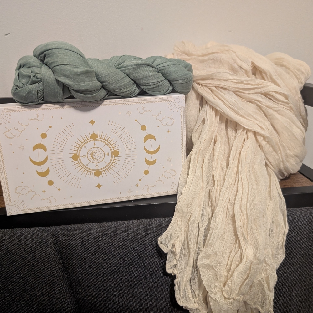 Sage Green Tablecloth Runner, 10FT Cheese Cloth Table Runner For Decor.